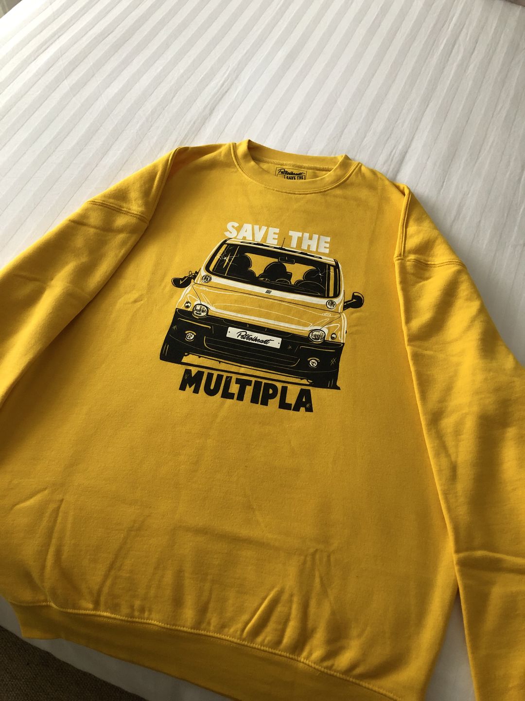 Customer photo review of SAVE THE MULTIPLA | SWEATSHIRT