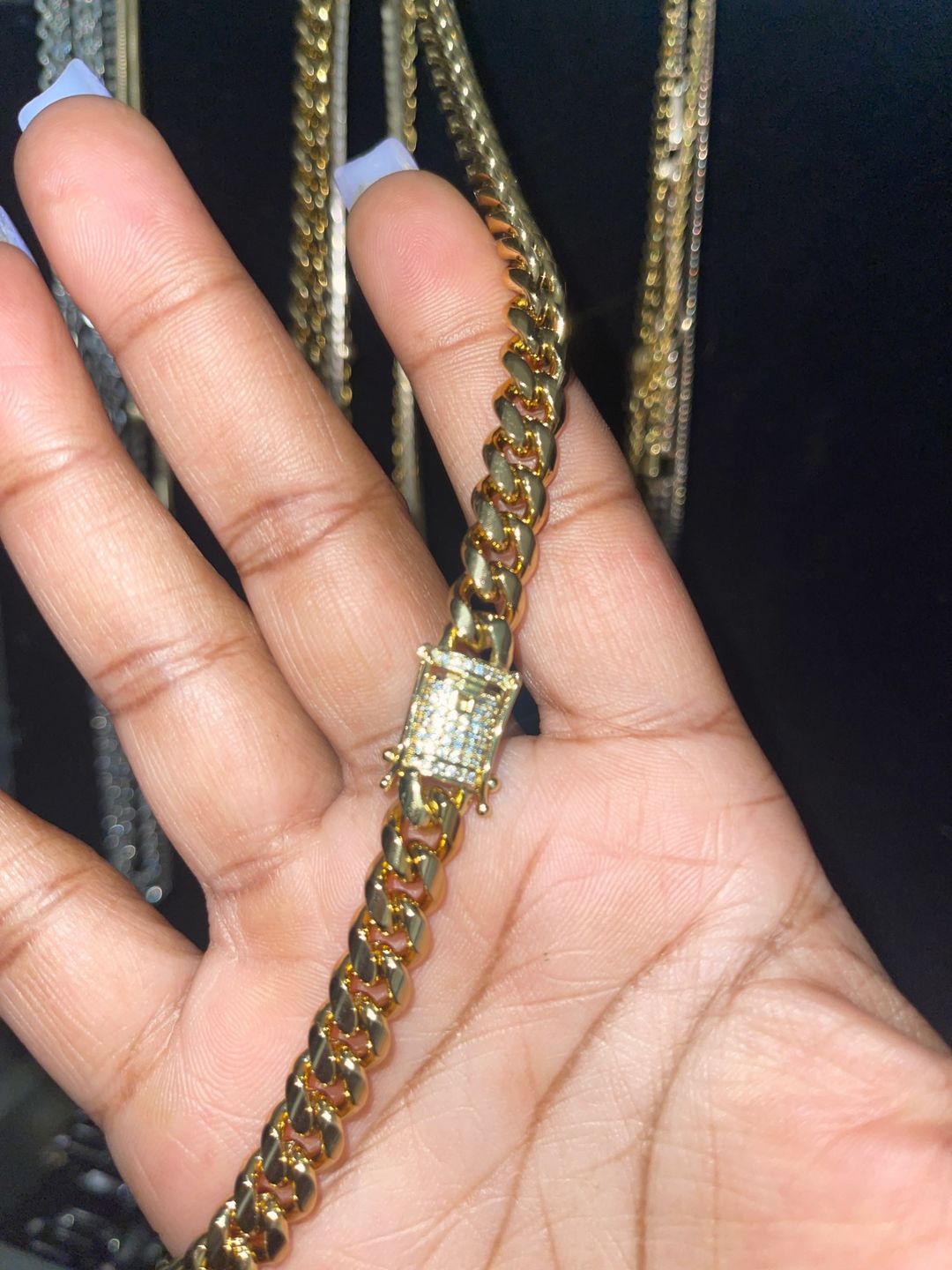 Customer photo review of 6-18mm Miami Cuban Necklace