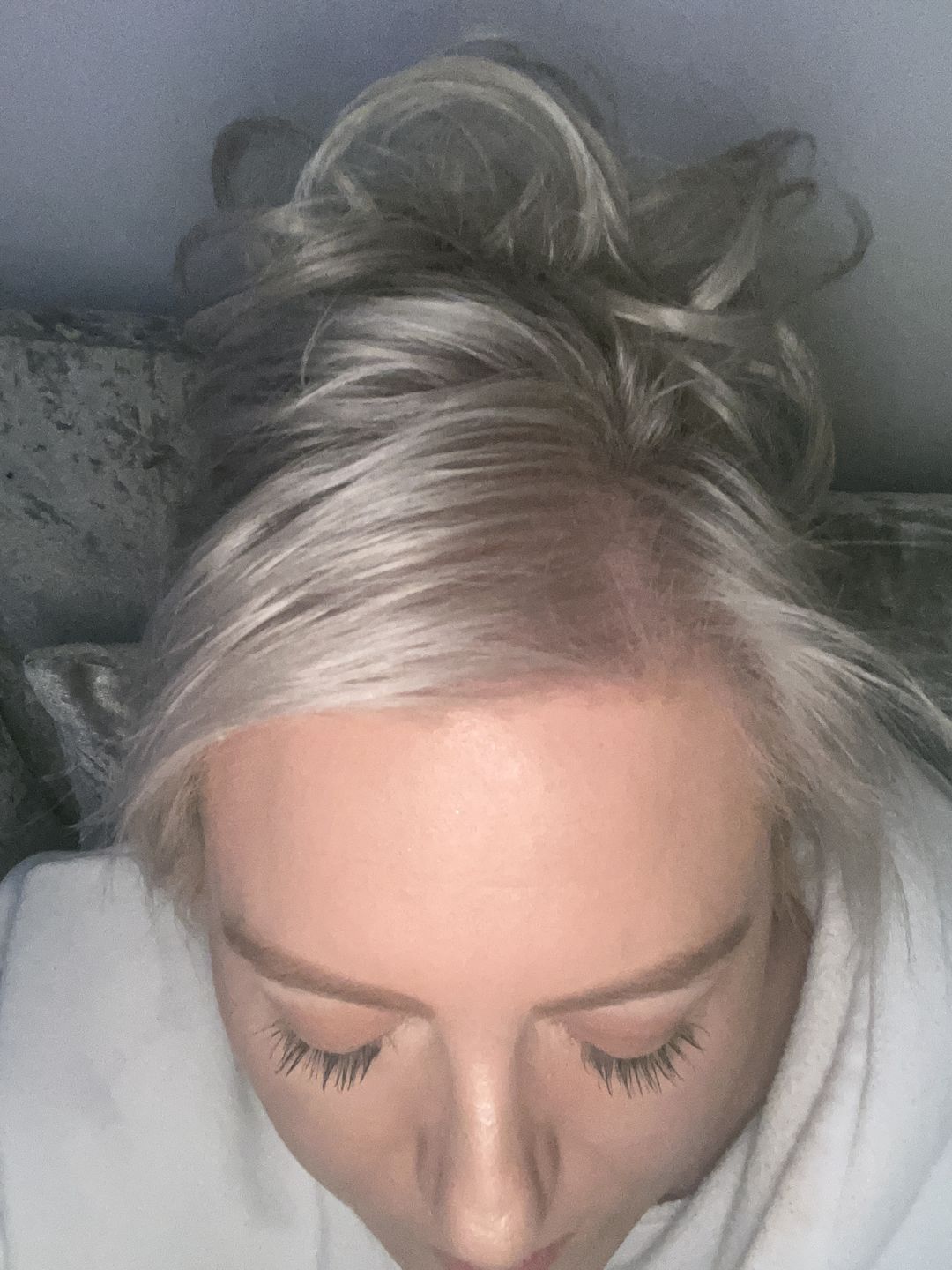 Customer photo review of Flicky Messy Scrunchie Bun