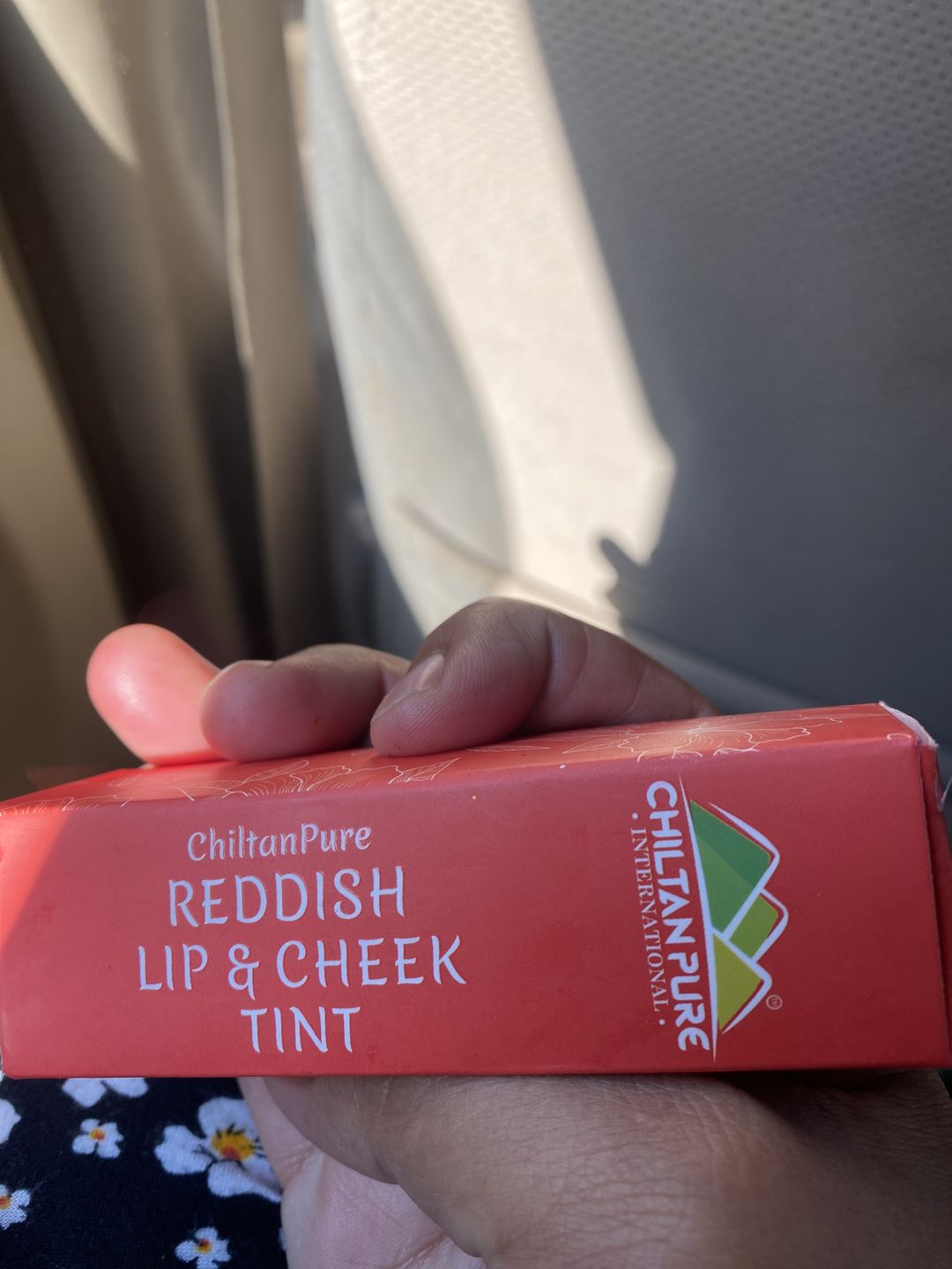 Customer photo review of Pinkish Tinted Lip Balm – Enhances Natural Gloss of Lips, Prevent Dry, Chapped Lips & Gives them a Pinkish Pop!