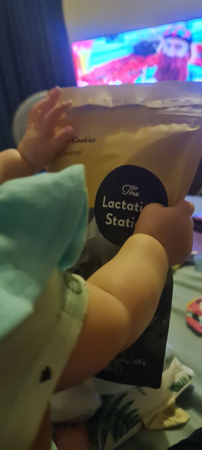 Customer photo review of Salted Caramel Lactation Cookies