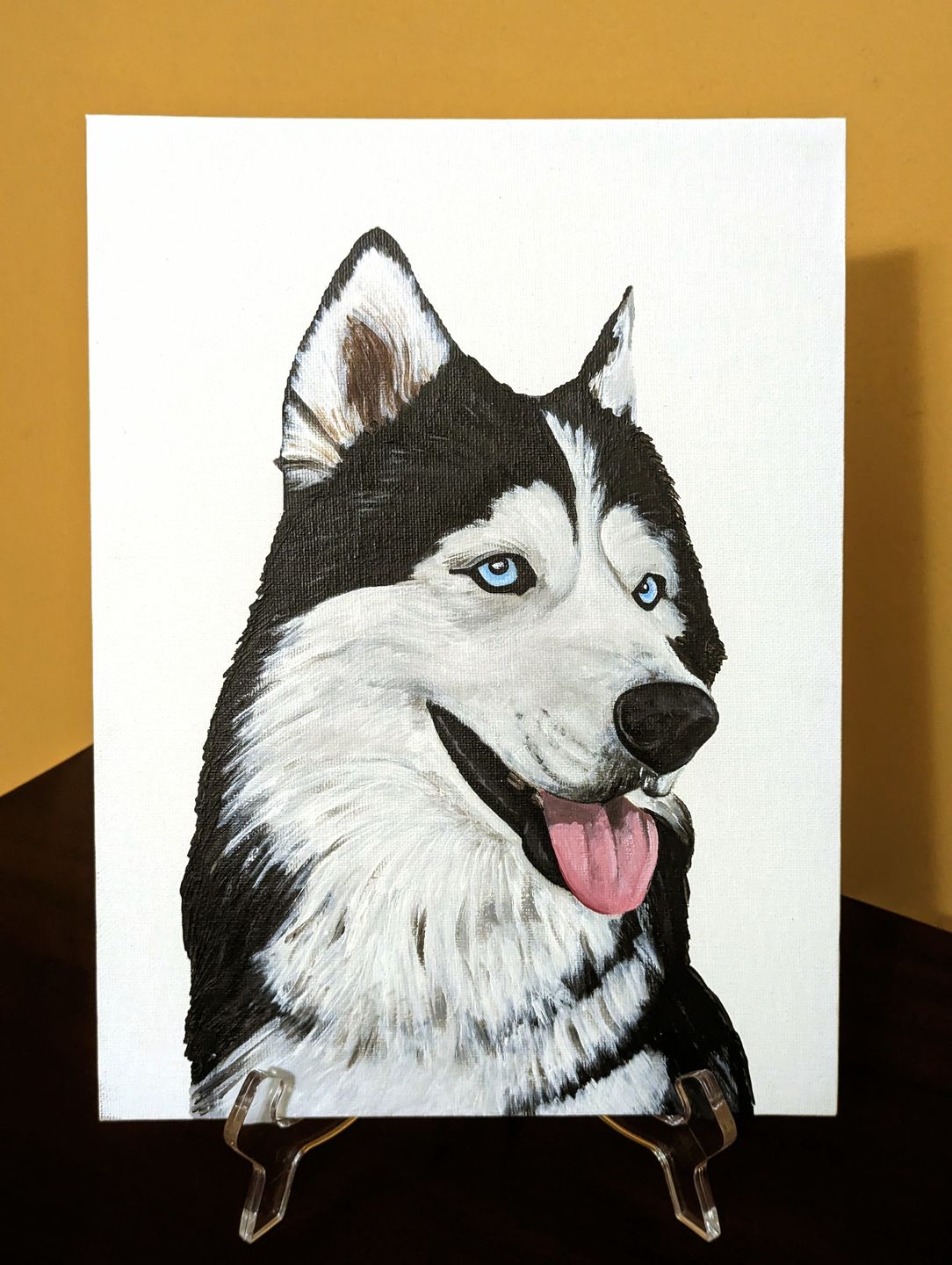 Customer photo review of Custom Pet Painting