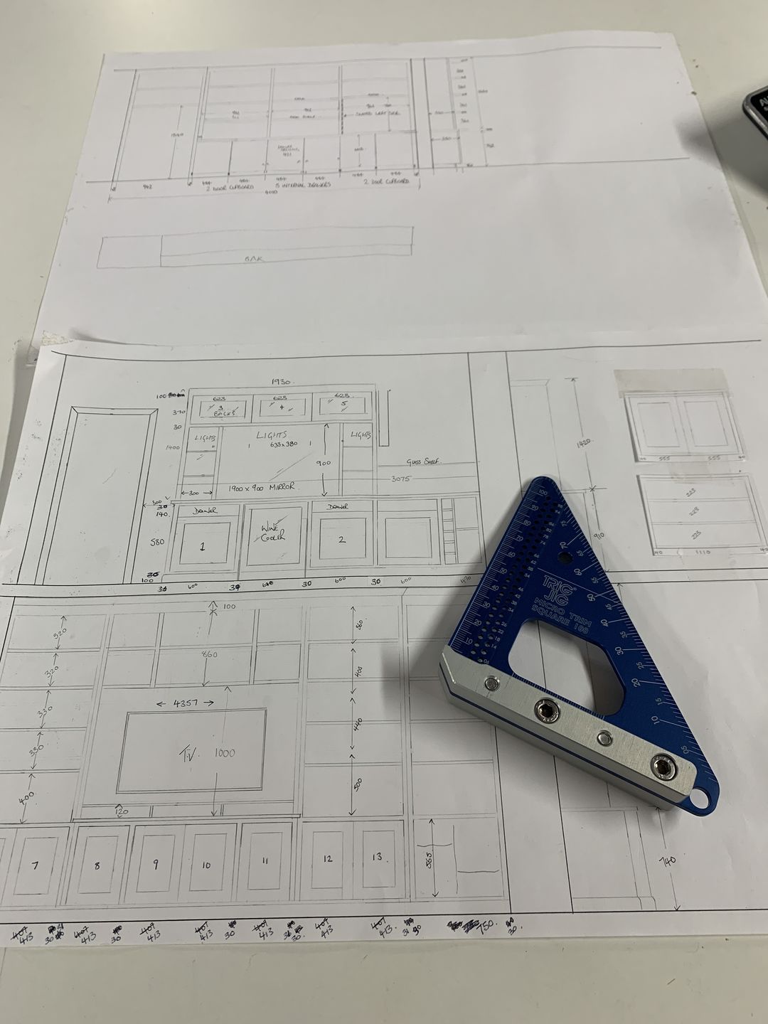 Customer photo review of TrigJig | Micro Trim Square MTS 100 MKII