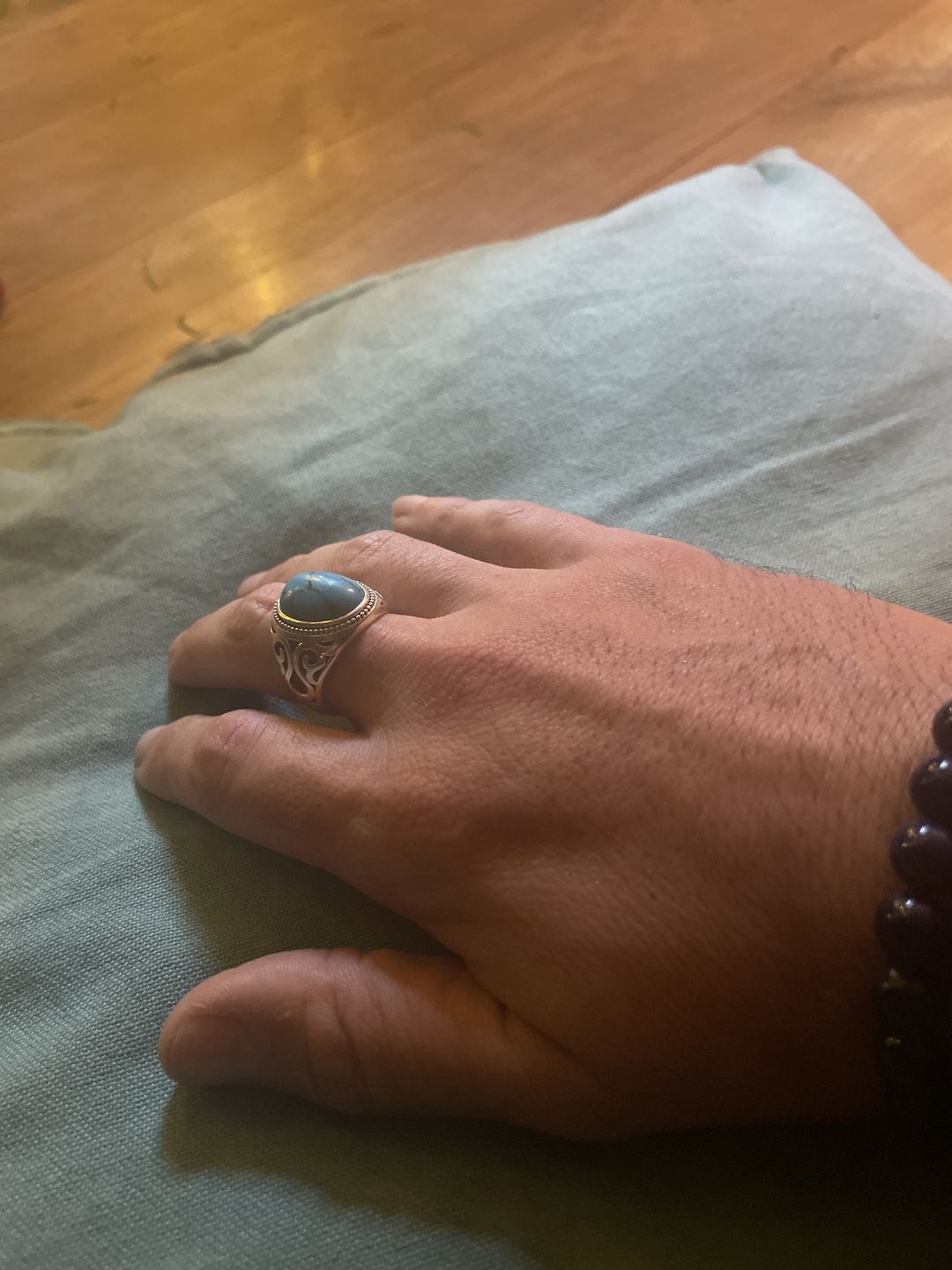 Customer photo review of Blue Eyes- 925 Silver
