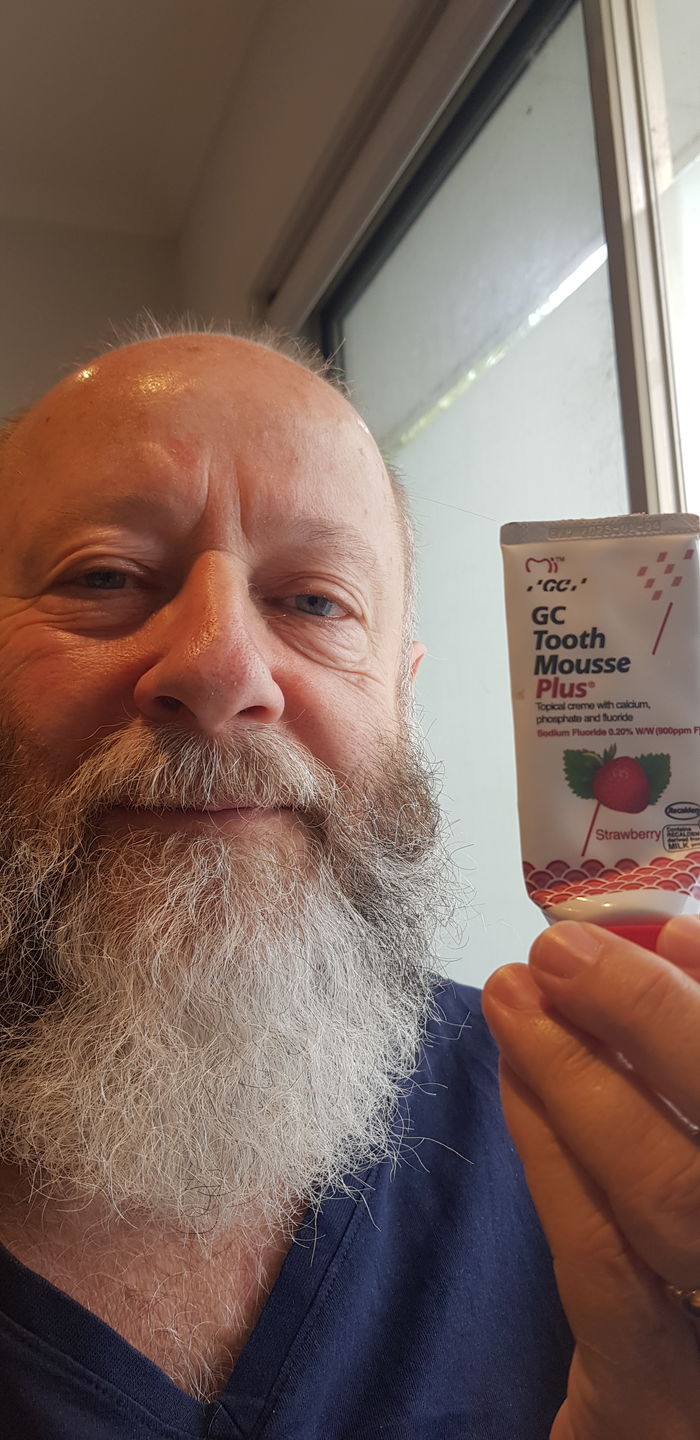 Customer photo review of GC Tooth Mousse - Plus Strawberry