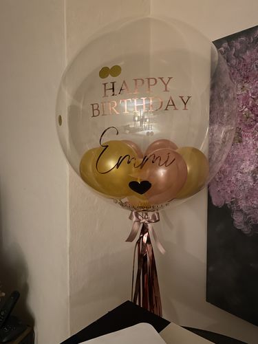 Kundenbewertung mit Foto zu Anna's Designer Birthday Ballon