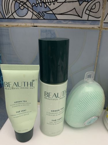 Customer photo review of Pack Crème Hydratante + Gel Nettoyant