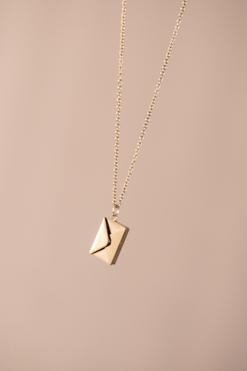 Customer photo review of Personalized Love Letter Necklace