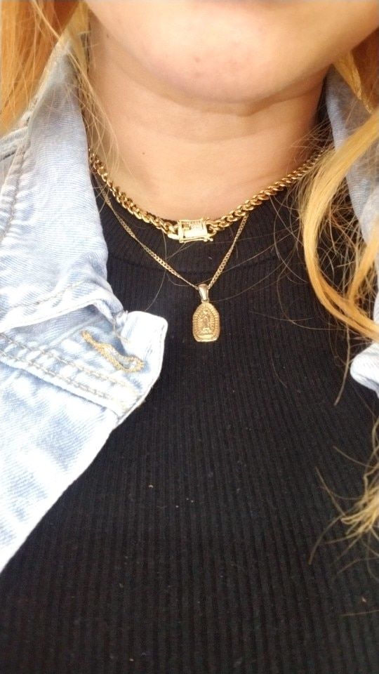 Customer photo review of 6-18mm Miami Cuban Necklace