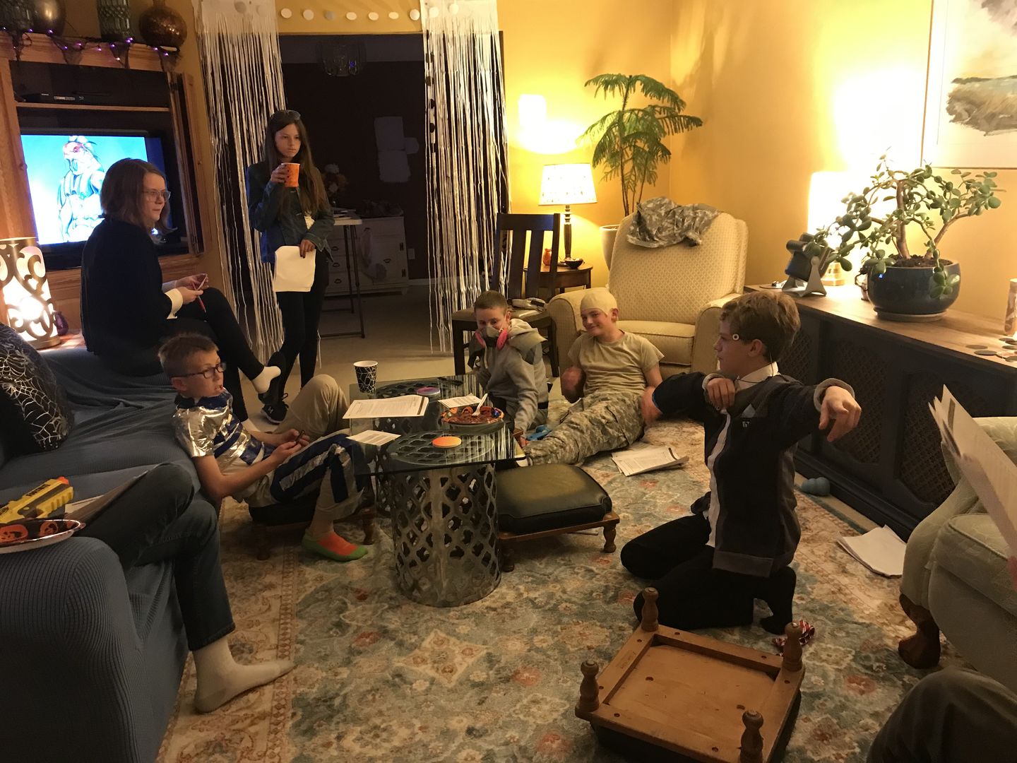 Customer photo review of Murder at the End of the Universe - Star Trek Themed Murder Mystery Game Kit
