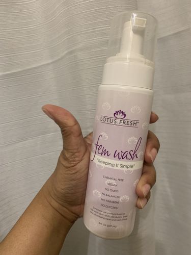 Customer photo review of Keeping It Simple Feminine Wash