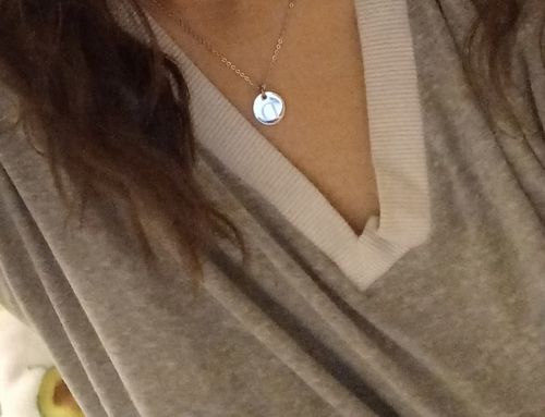 Customer photo review of Round Disc Pendant