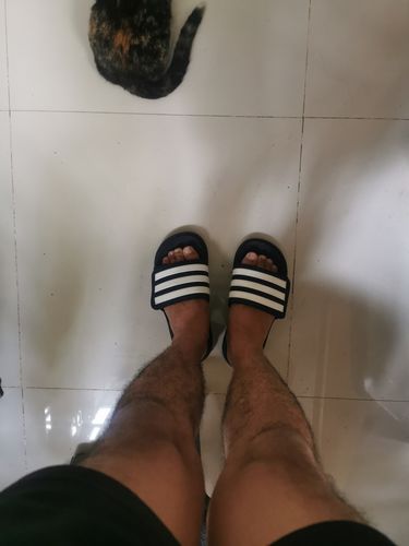 Customer photo review of adidas Men's Duramo SL Slides