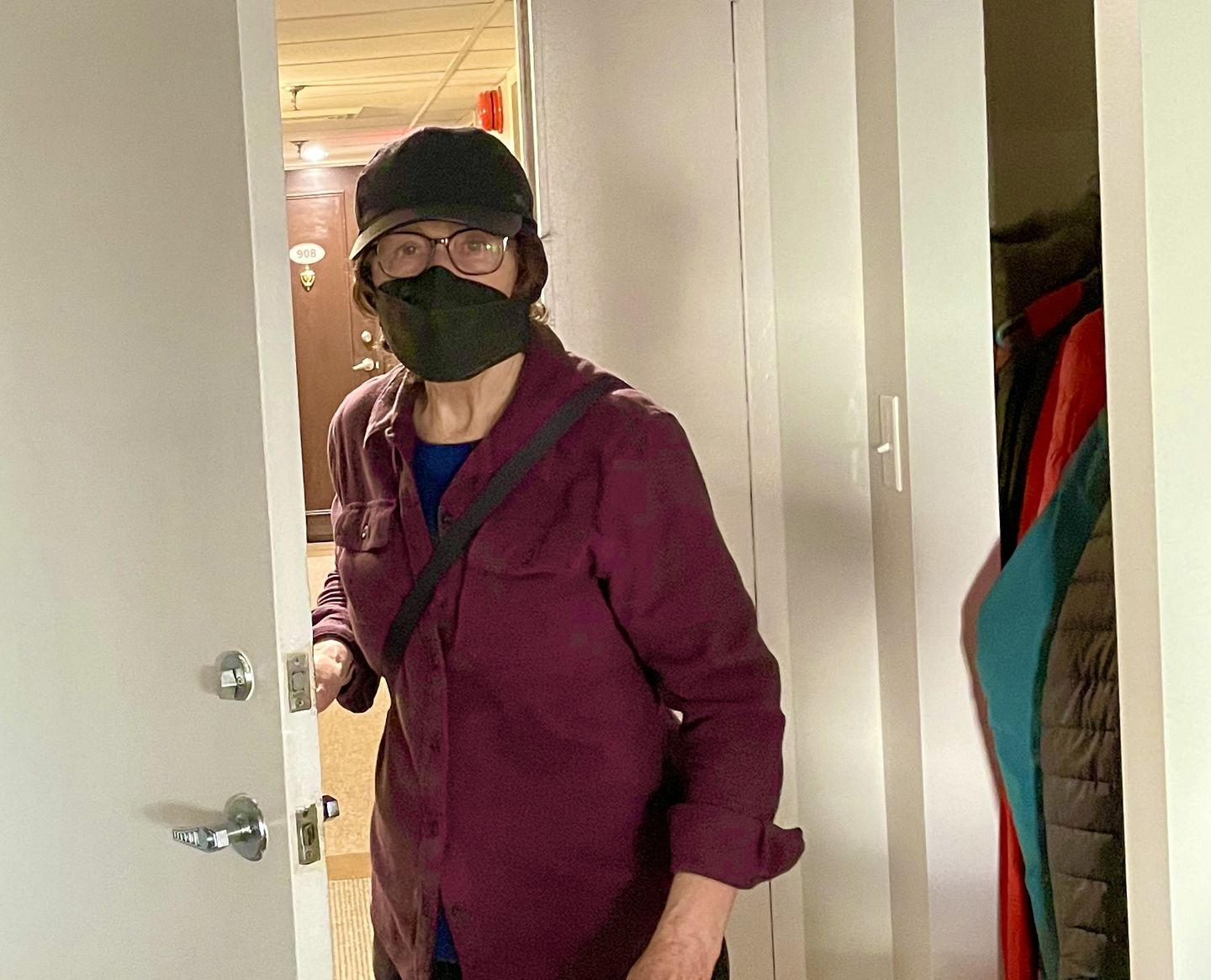 Customer photo review of N95 Respirator Face Mask Made in Canada (Large)