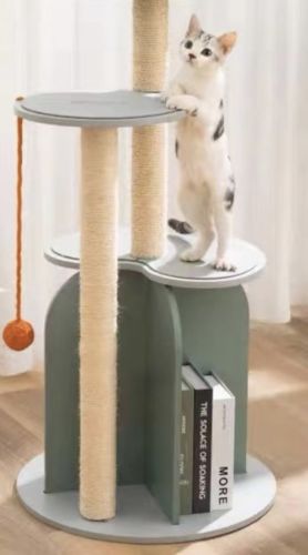 Customer photo review of Michu Vigour Party Cat Tree, Modern Lifestyle Cat Furniture, 105cm Height