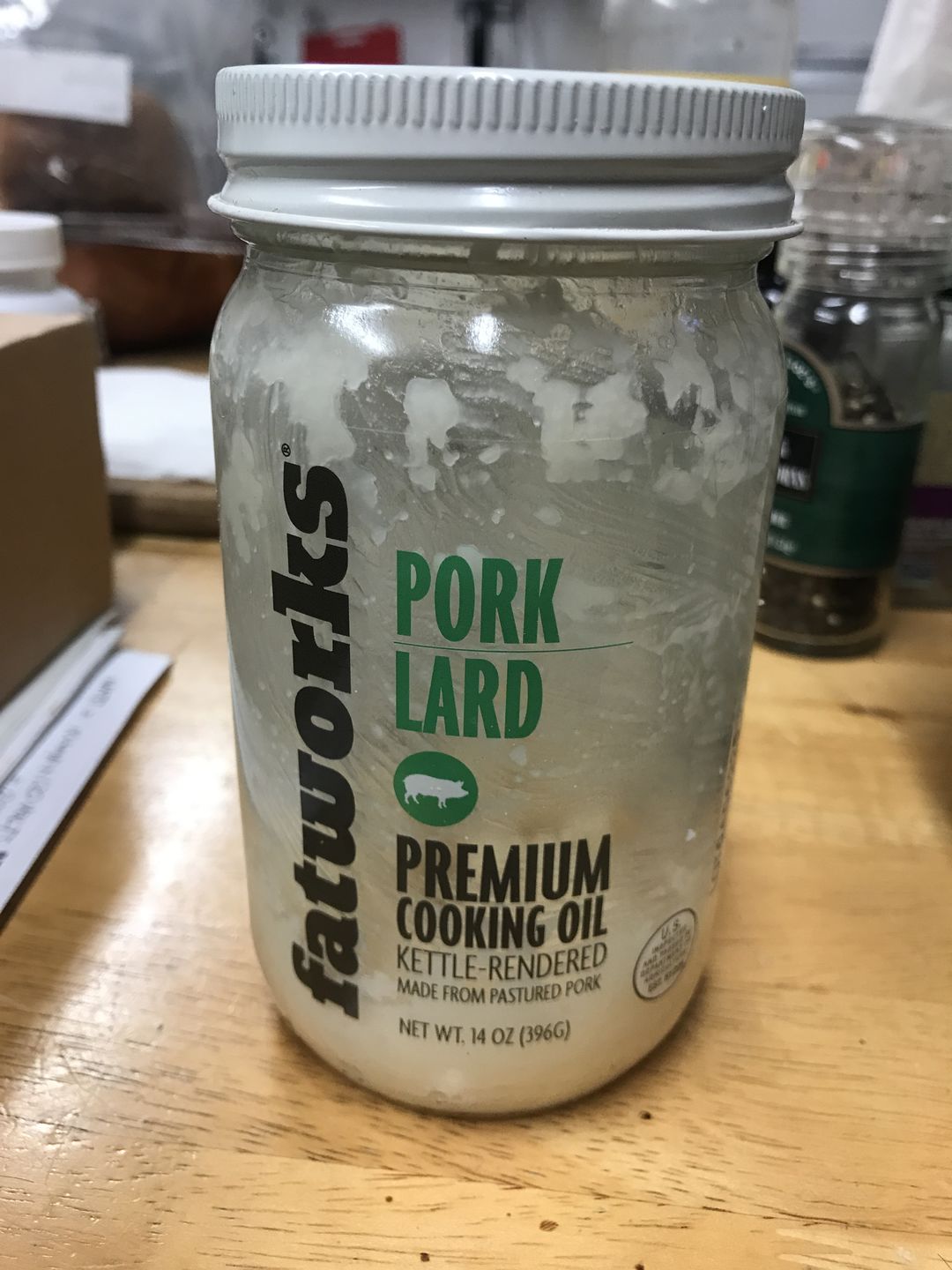 Customer photo review of Pasture Raised Pork Lard (14 oz)