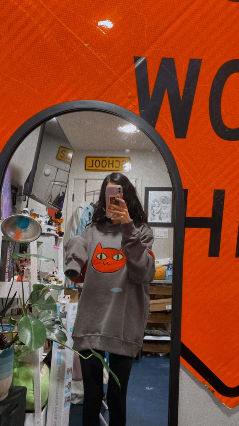 Customer photo review of Cat Sweater
