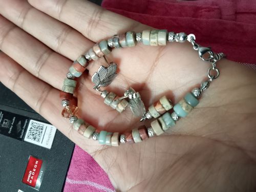 Customer photo review of PARURE JASPE AQUA TERRA