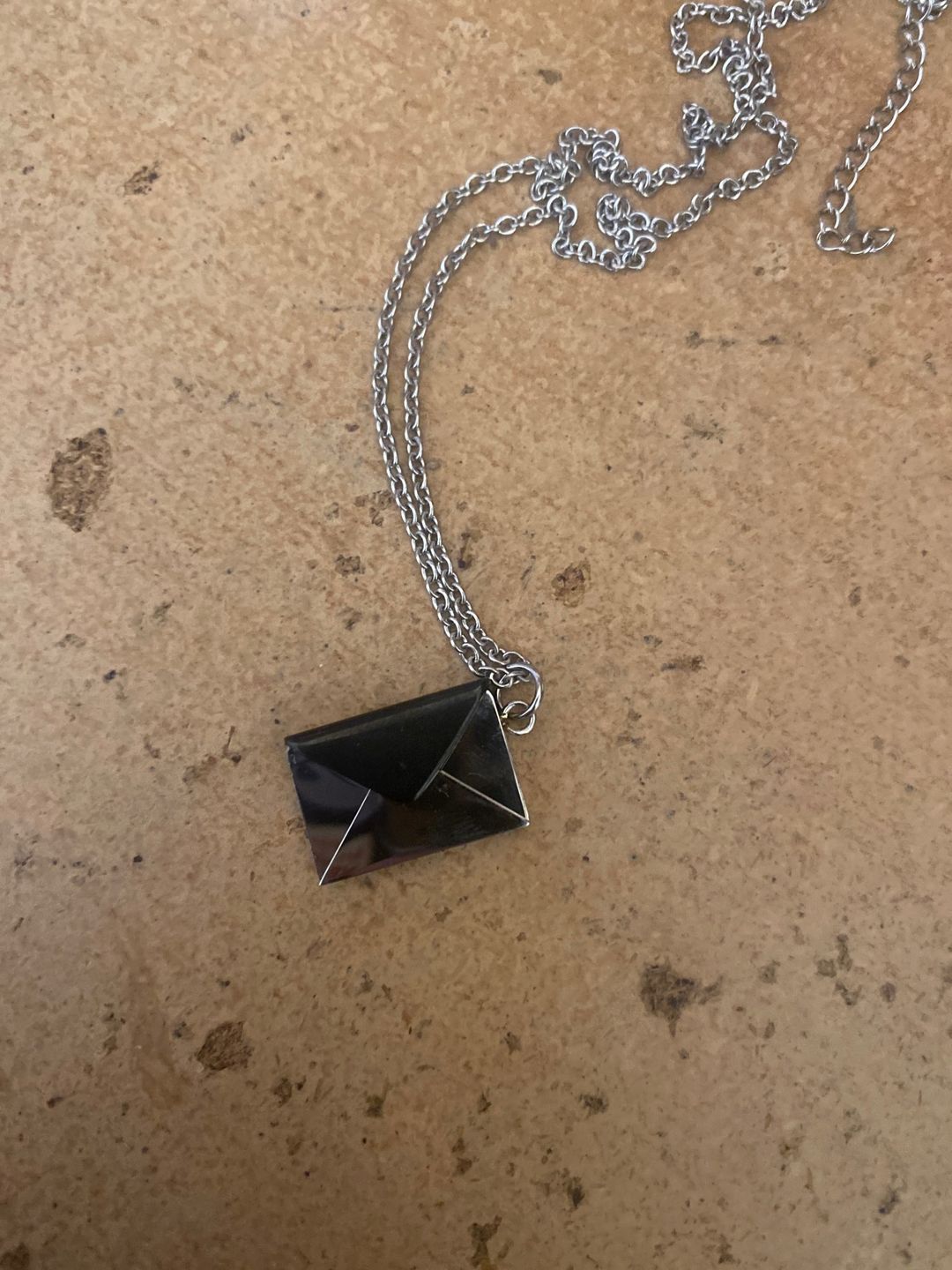 Customer photo review of Personalized Love Letter Necklace