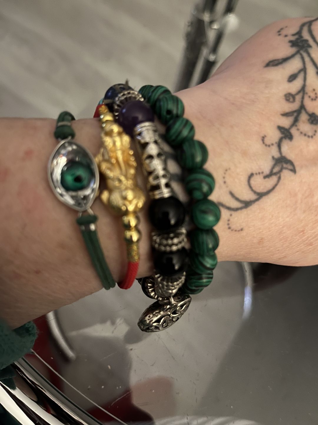 Customer photo review of Pi Yao - Glücksarmband - Seilarmband