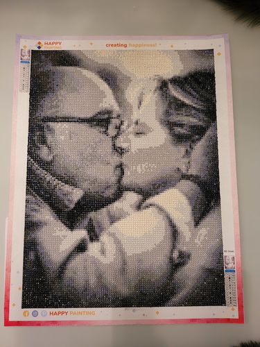Customer photo review of Eigen Foto Diamond Painting