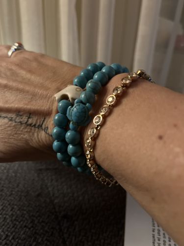 Customer photo review of "Turtle" tracking bracelet