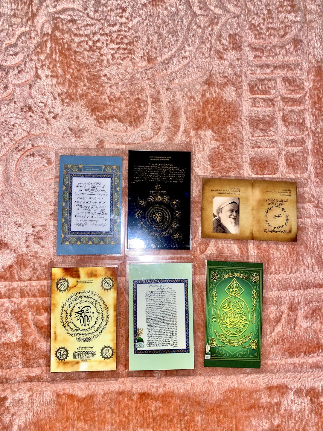 Customer photo review of Laminated Taweezes Pocket Wallet Small (1.5" x 2")