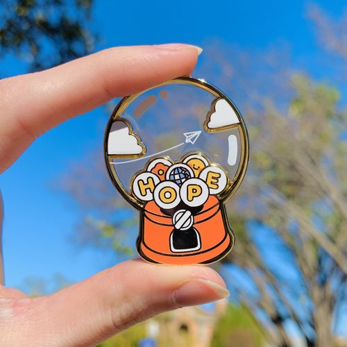 Customer photo review of Hope World Transparent Pin