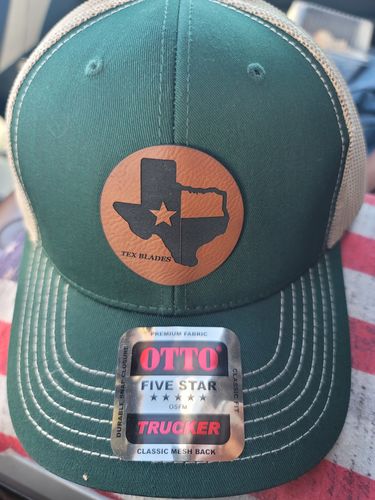 Customer photo review of [6 Pack] 112 Style Leather Patch Trucker Hats - Round Patch