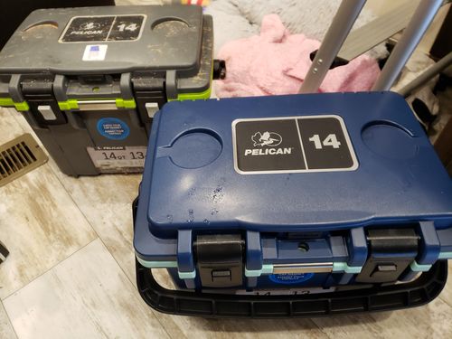 Customer photo review of Pelican 14QT Personal Cooler & Dry Box