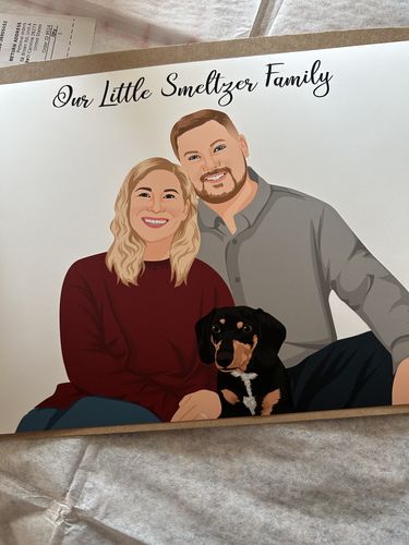 Customer photo review of Custom Fur-mily Portrait