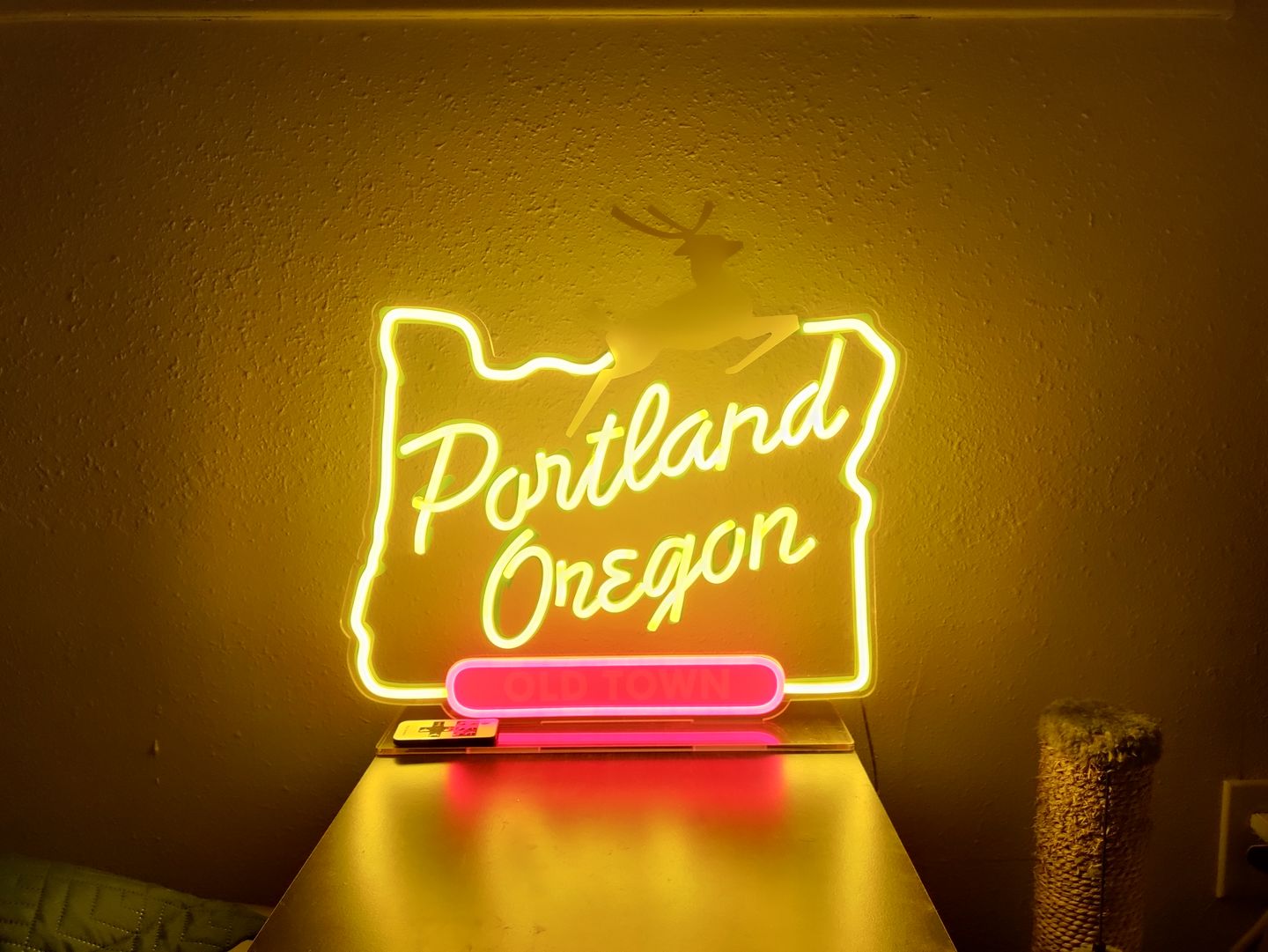 Customer photo review of LED Portland Sign