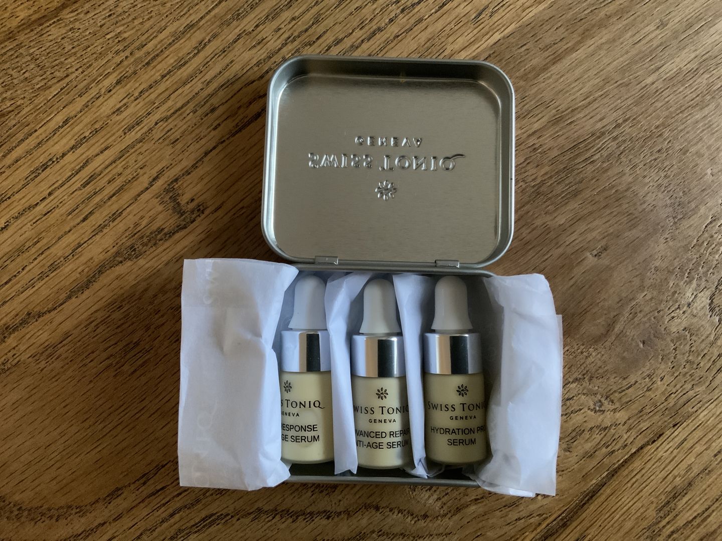 Customer photo review of 3 Serum Samples (free shipping)