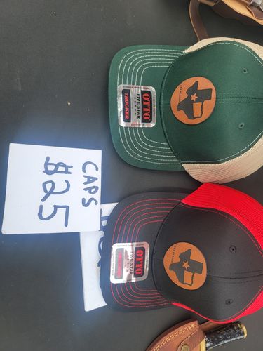 Customer photo review of [6 Pack] 112 Style Leather Patch Trucker Hats - Rectangle Patch