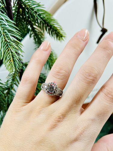 Customer photo review of 3-Stone 1.25ct CZ Ring in Sterling Silver