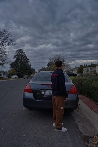 Customer photo review of Honda Motor 1/4-Zip Sweater