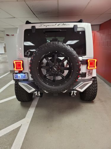 Customer photo review of Red Cover Tunnel Tail light for 07-18 Jeep Wrangler JK/JKU