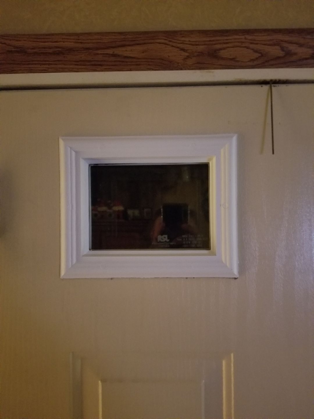 Customer photo review of Clear 1 Lite Glass and Frame Kit (8" x 10" Frame Size)