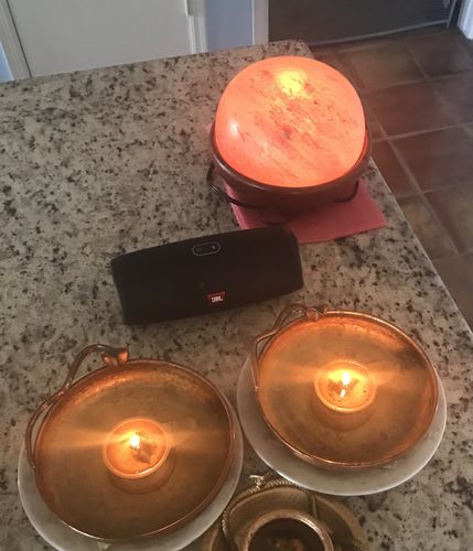 Customer photo review of Himalayan Pink Salt Foot Dome - For Detoxing