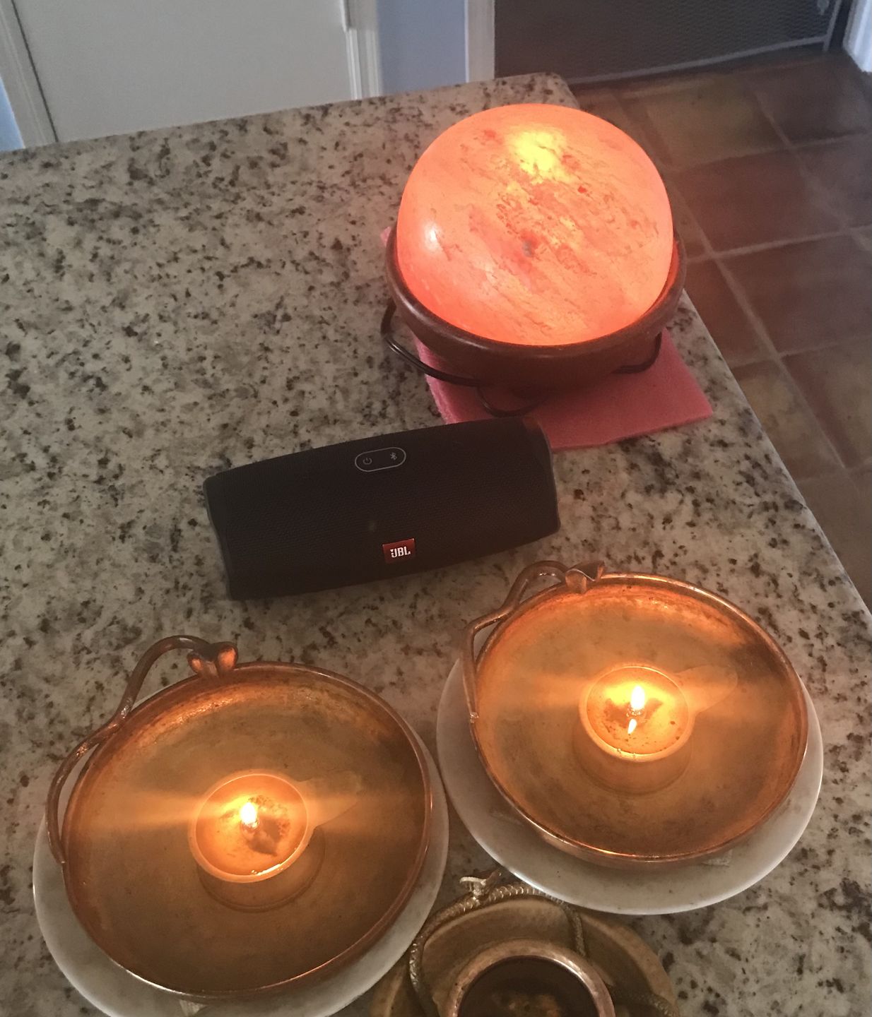 Customer photo review of Himalayan Pink Salt Foot Dome - For Detoxing