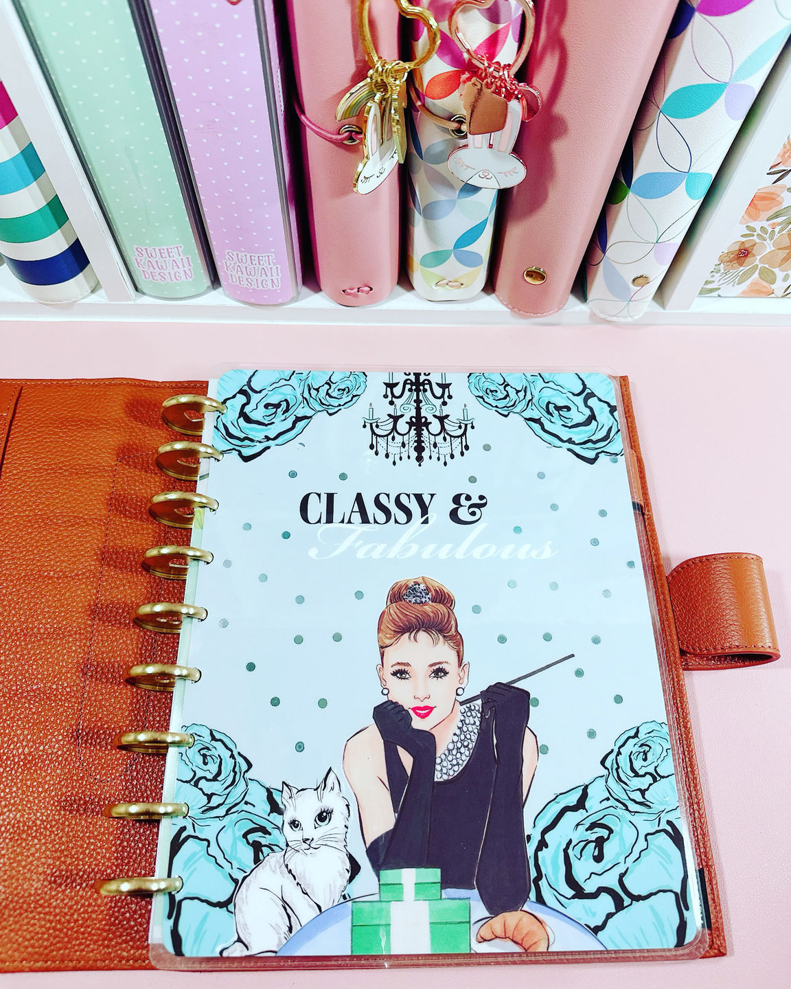 Customer photo review of Breakfast at Tiffany's Planner Cover