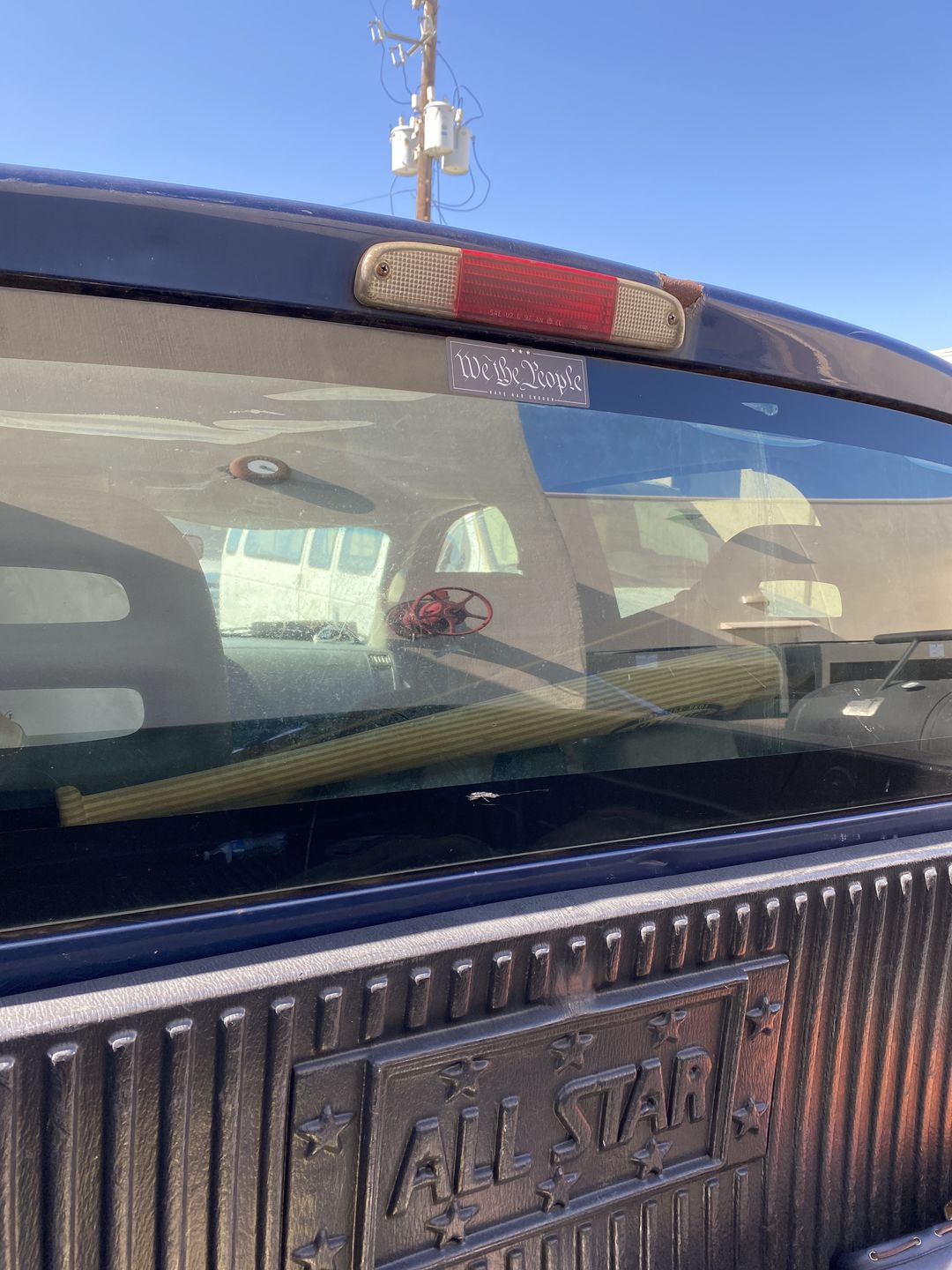 Customer photo review of We the People Decal