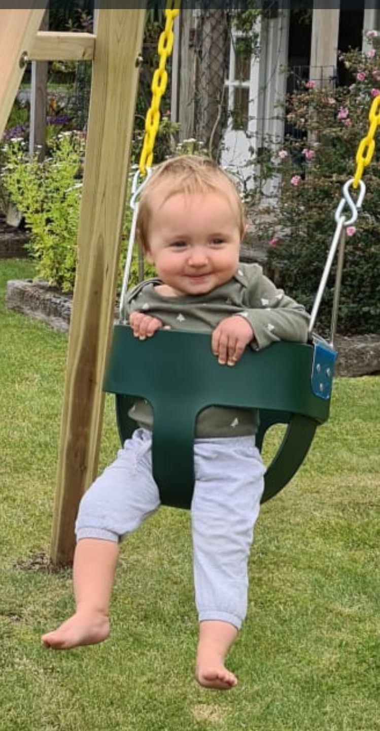 Customer photo review of Birdie Bucket Swing Seat