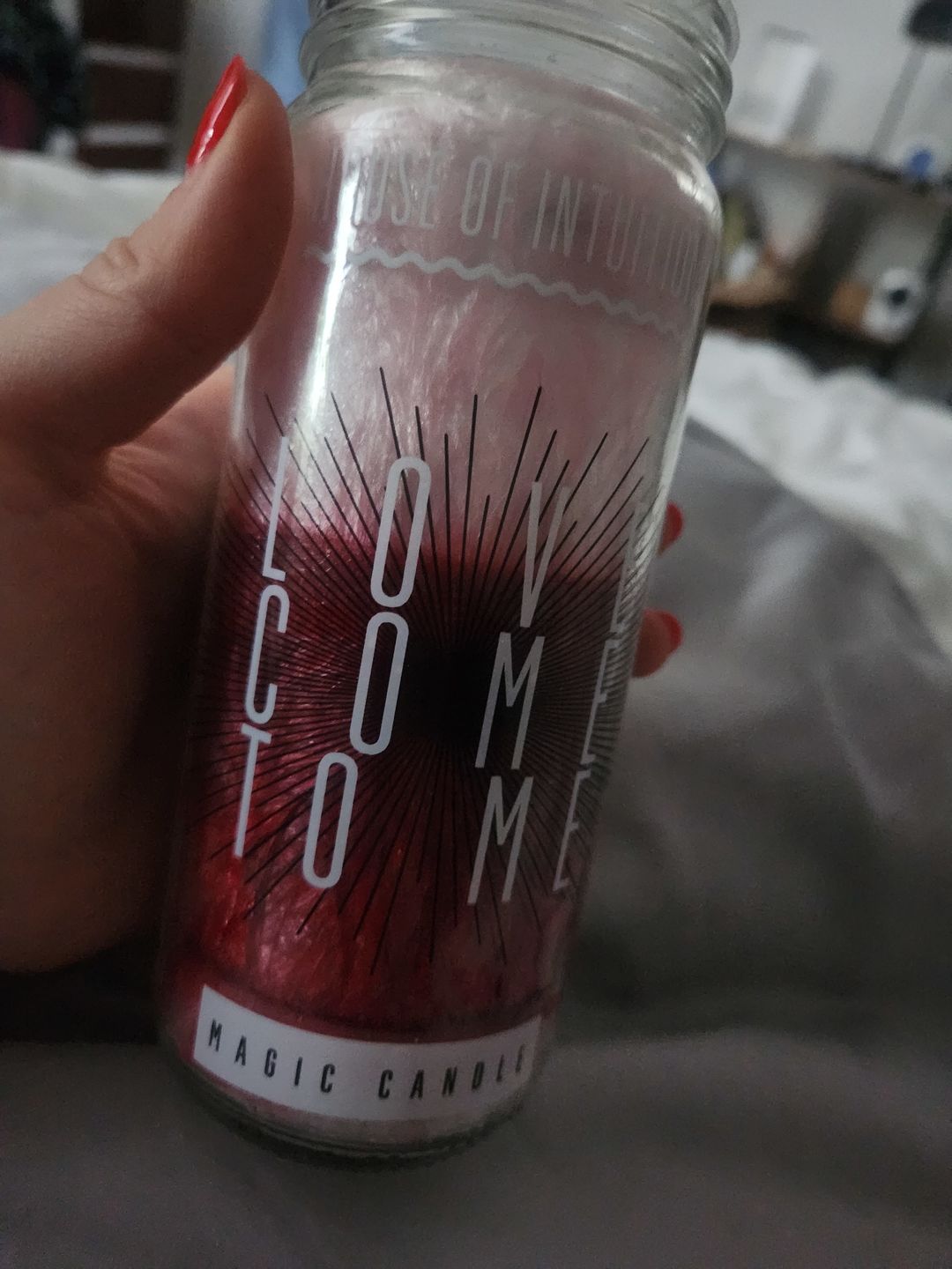 Customer photo review of Love Come to Me Magic Candle