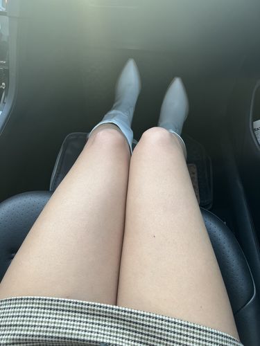 Customer photo review of HIGH BOOTS STRETCH BLANCO
