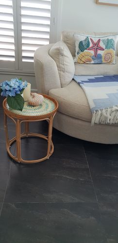 Customer photo review of Serene Rattan Coffee/Side Table, Bedside Table