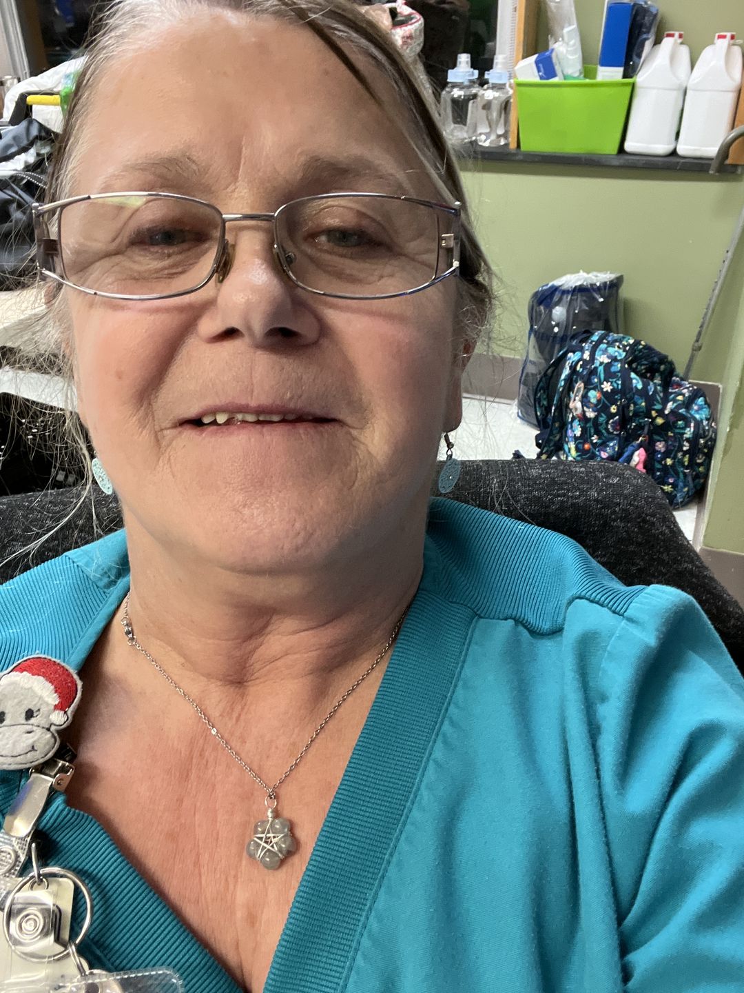 Customer photo review of Crystal Pentagram Necklace – Your Shield in Unsteady Times