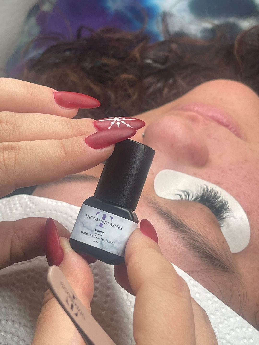 Customer photo review of VELOUR LASH ADHESIVE