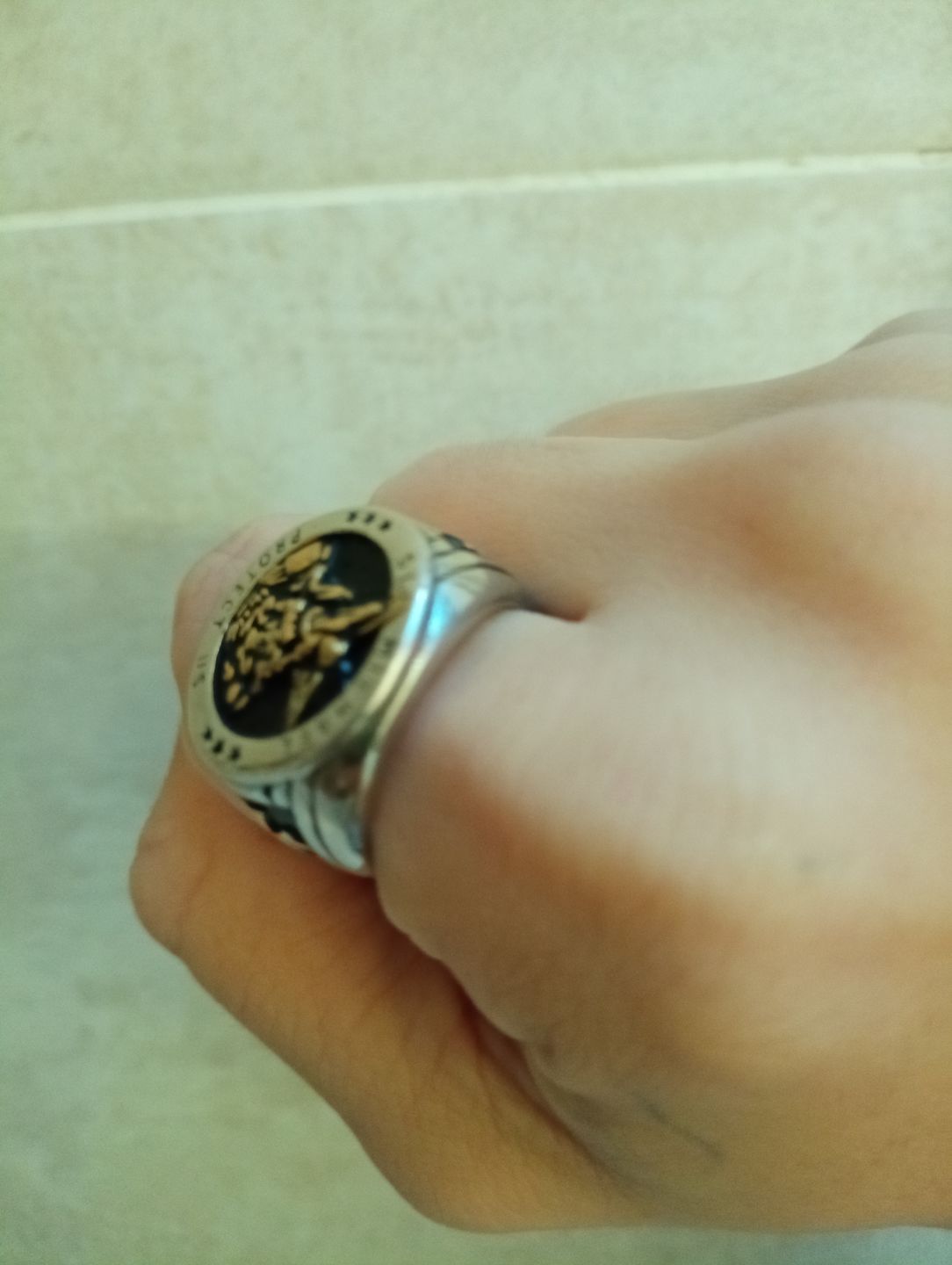 Customer photo review of ST. MICHAELS. - GOLD