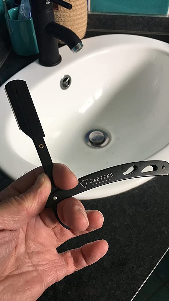Customer photo review of Rasoir de barbier - Noir